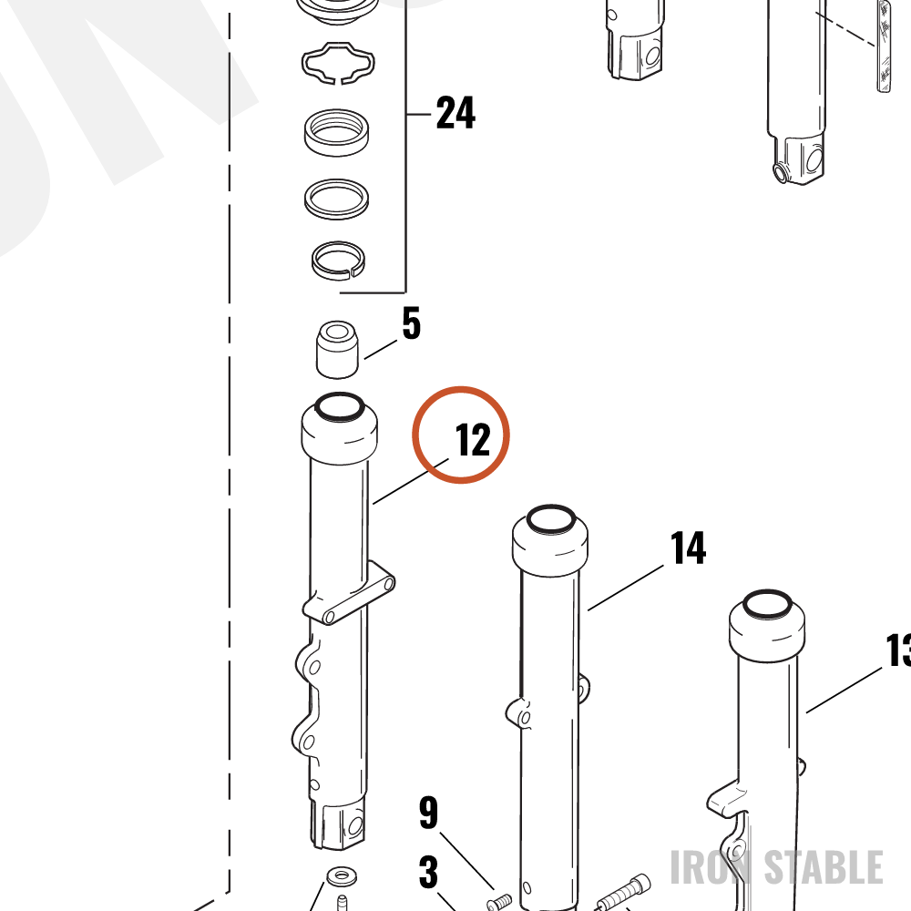 Harley-Davidson Slider, Lh