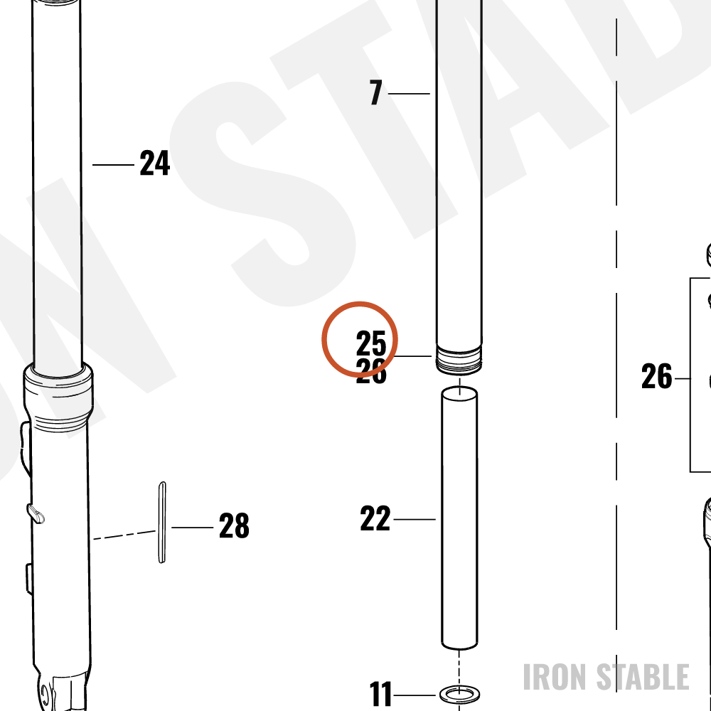 Harley-Davidson Bushing, Slider