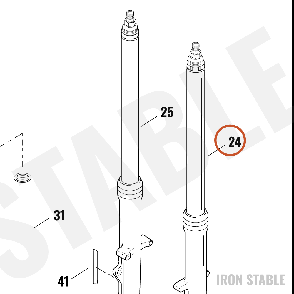 Harley-Davidson Right Fork