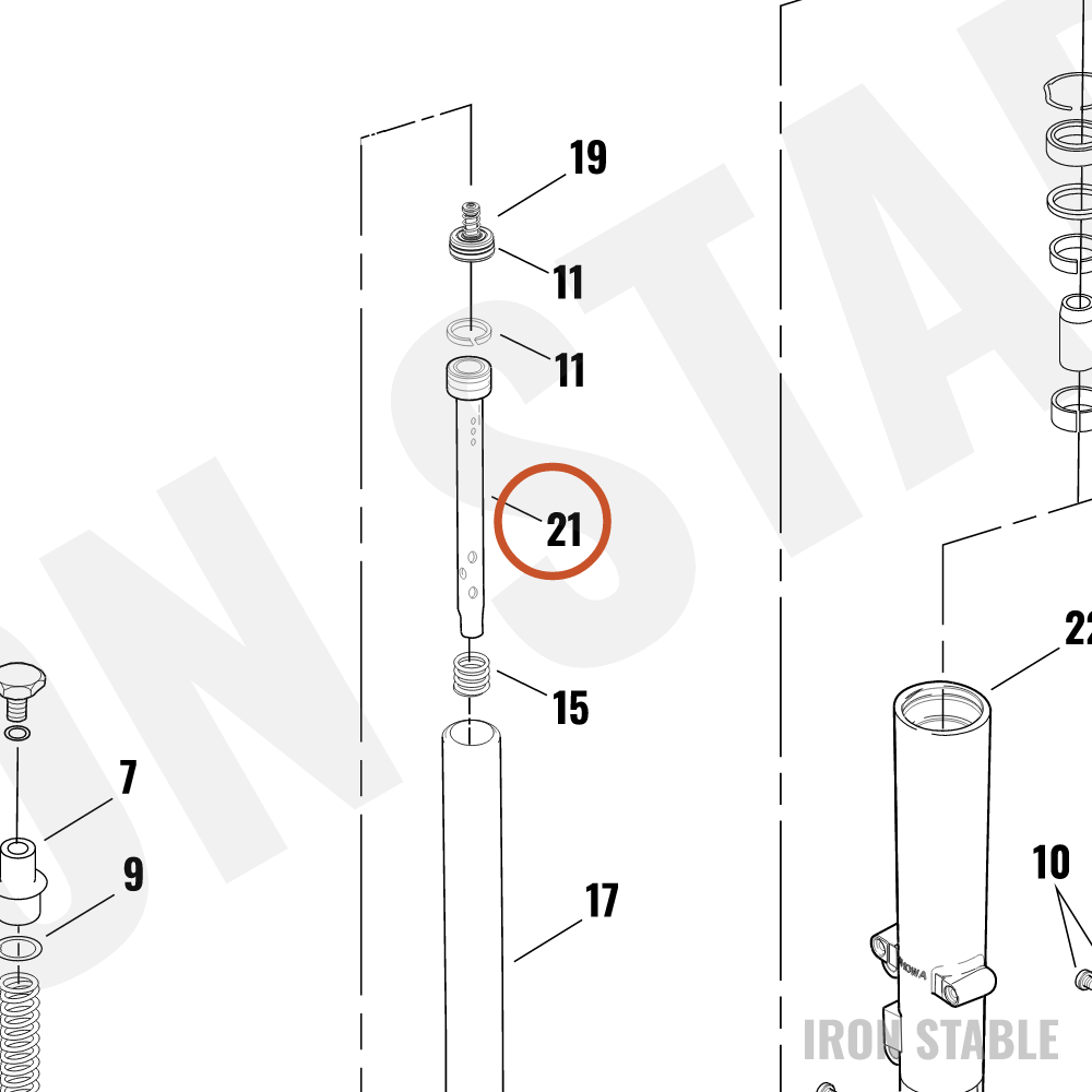 Harley-Davidson Damper Tube