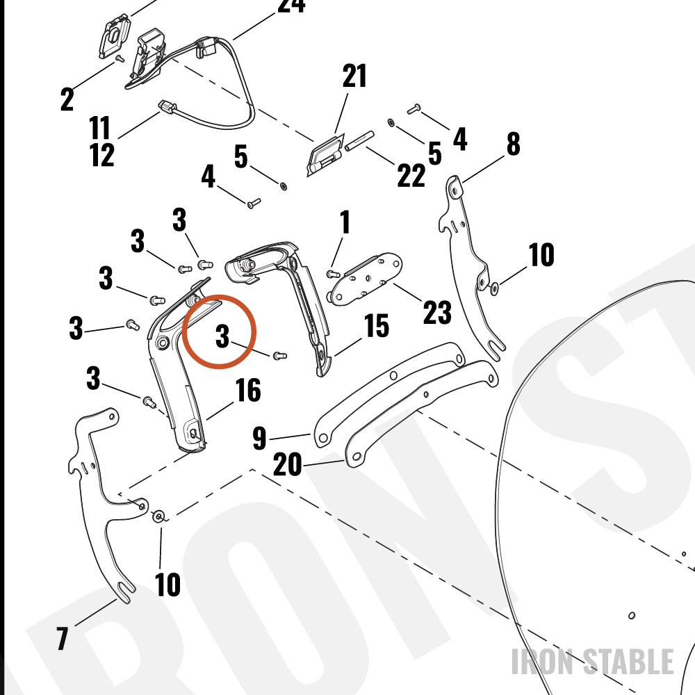 Harley-Davidson Screw, X