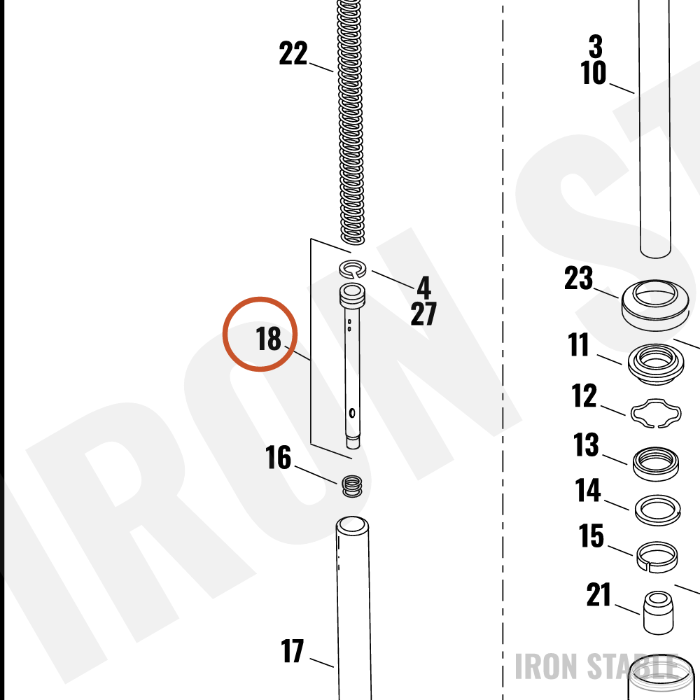 Harley-Davidson Pipe Comp, Bottom