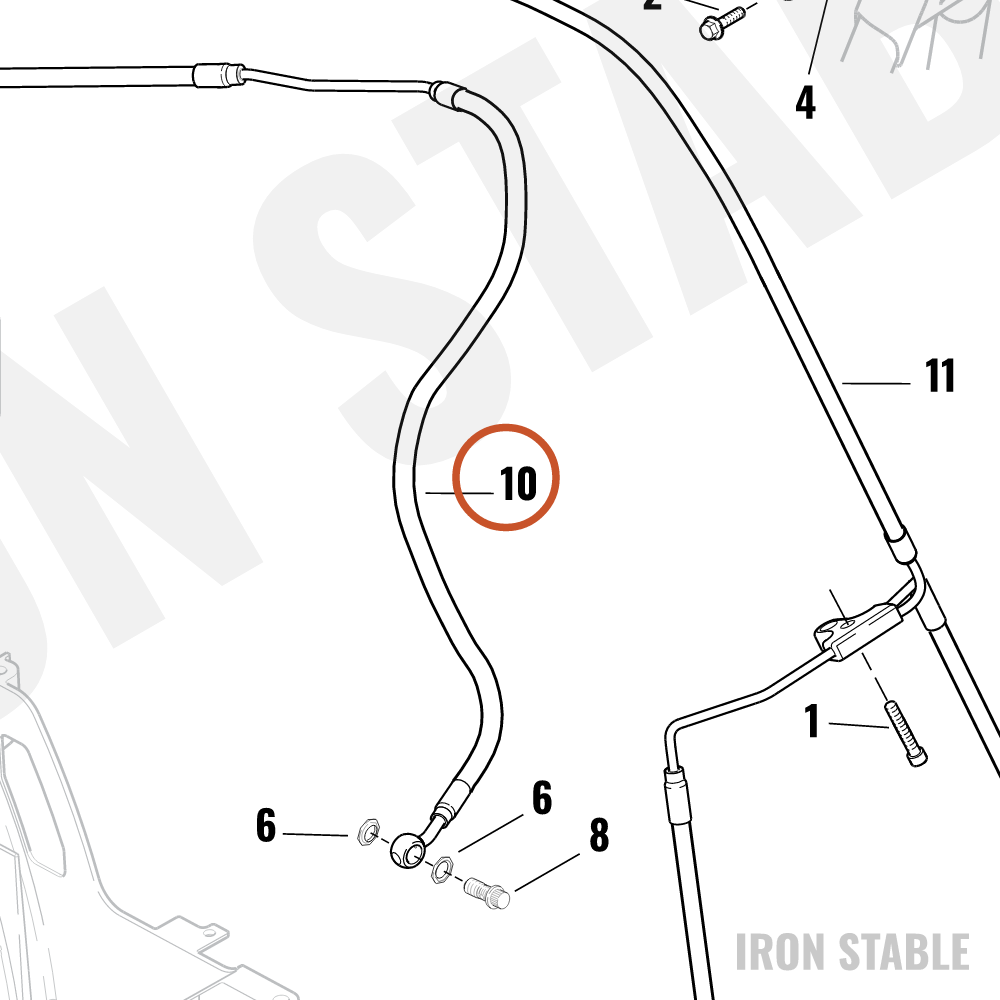Harley-Davidson Brakeline, Front/Upr(Abs)