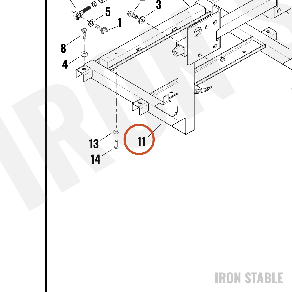Harley-Davidson Kit-Rear Frame &Ballast