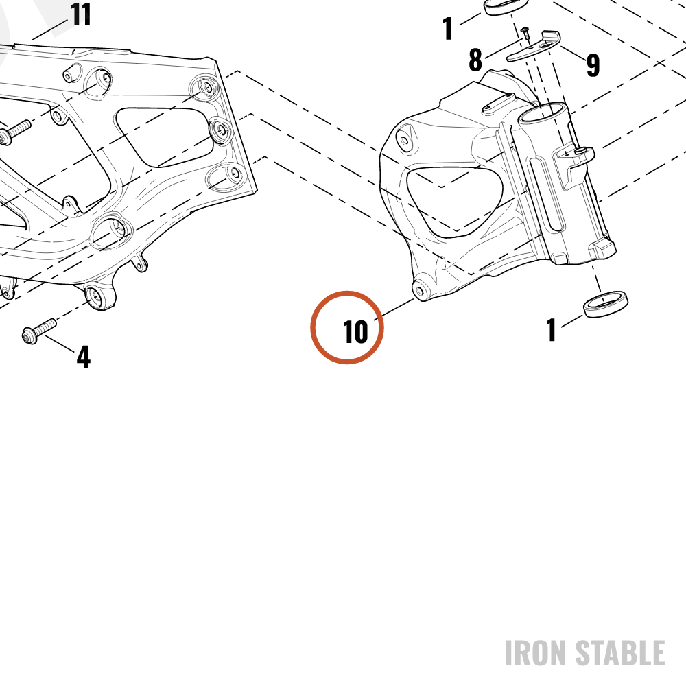 Harley-Davidson Frame, Assembly, Steerhead