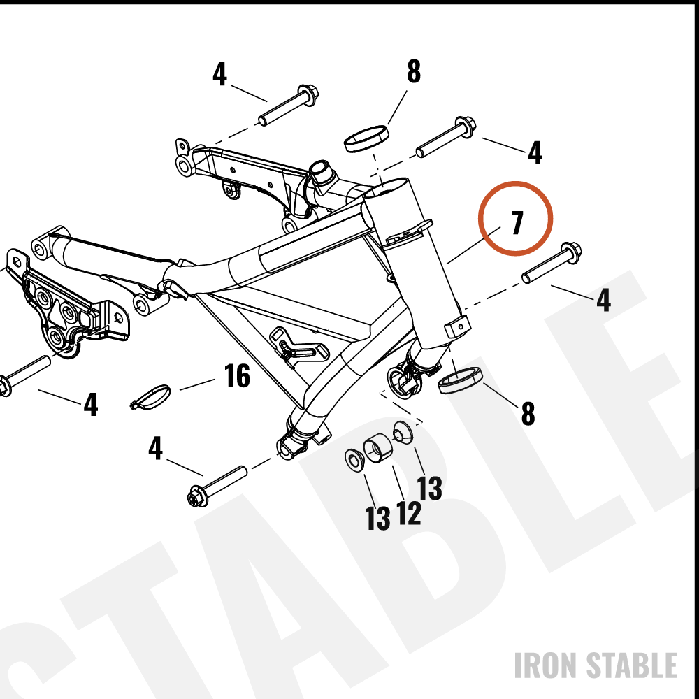 Harley-Davidson Kit, Frm, Assembly