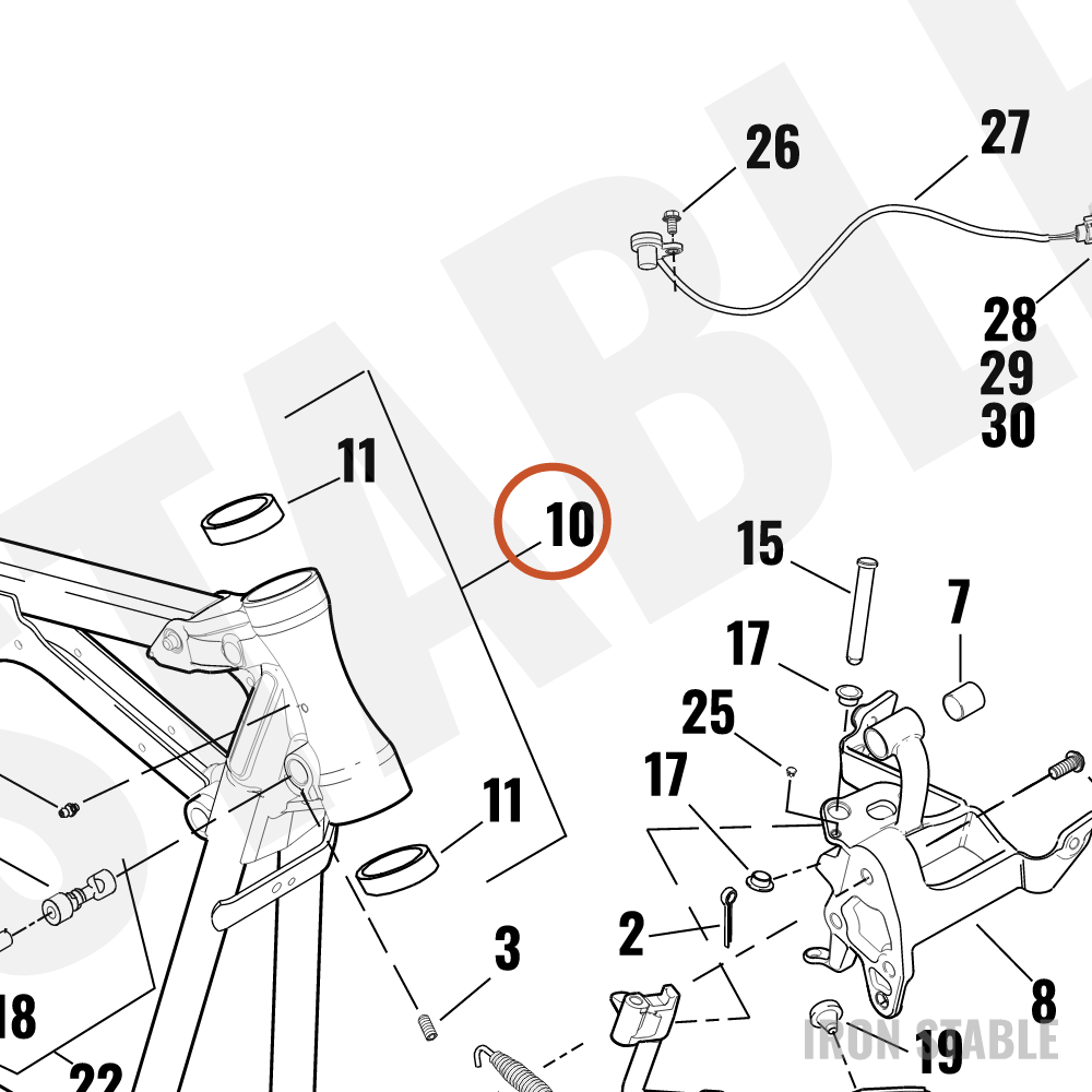 Harley-Davidson Kit-Frame Assembly(Po)