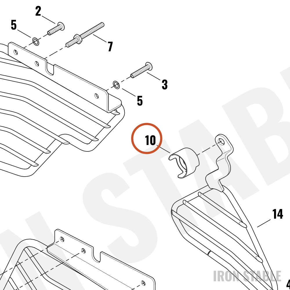 Harley-Davidson Cover, Shock-Stud/Chrome