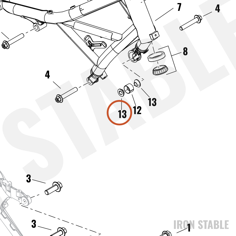 Harley-Davidson Chassis Struct Misc Component, Tape