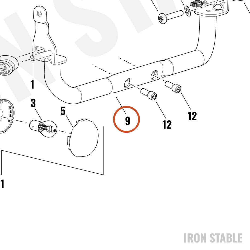Harley-Davidson Bracket, Fr Fair Sprt, Lower