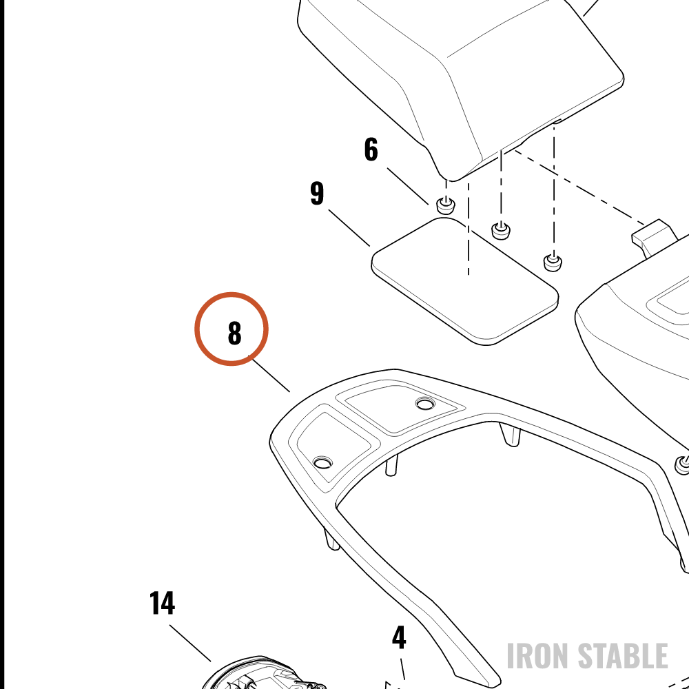Harley-Davidson Kit, Frm Component, Hand Hold