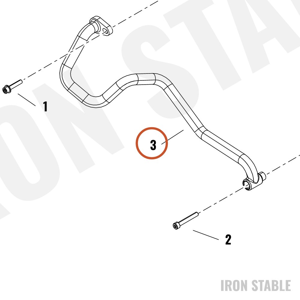 Harley-Davidson Chassis Struct Misc Component, Exha