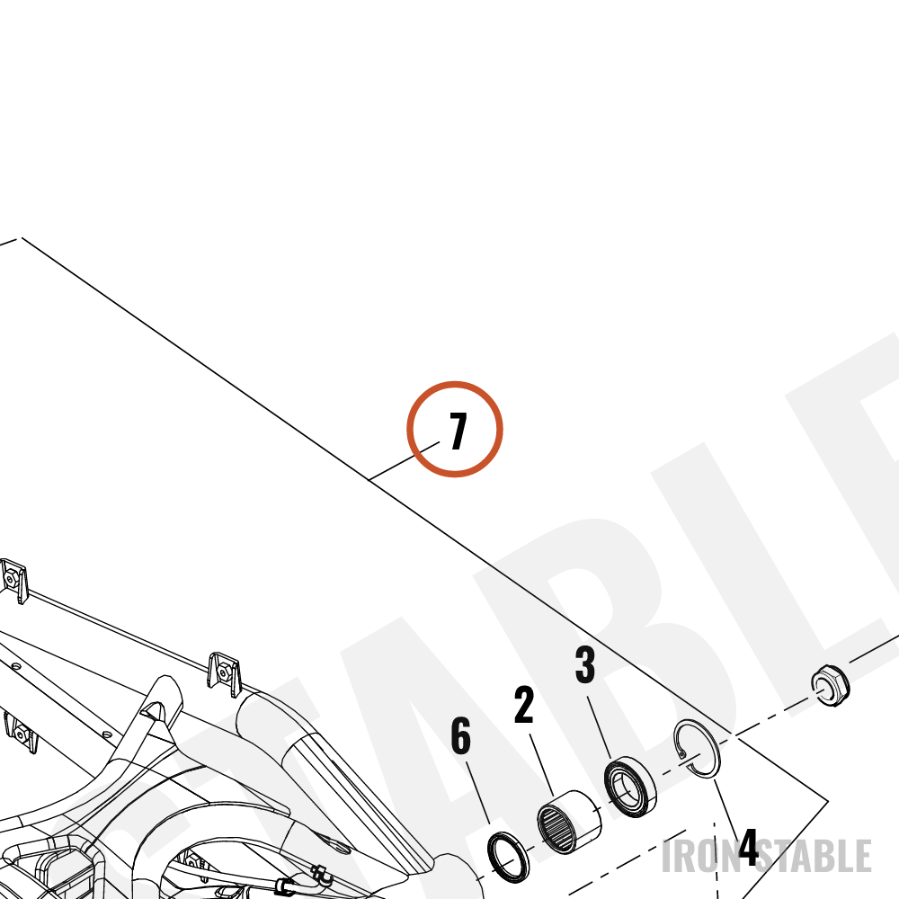 Harley-Davidson Swingarm, Assembly