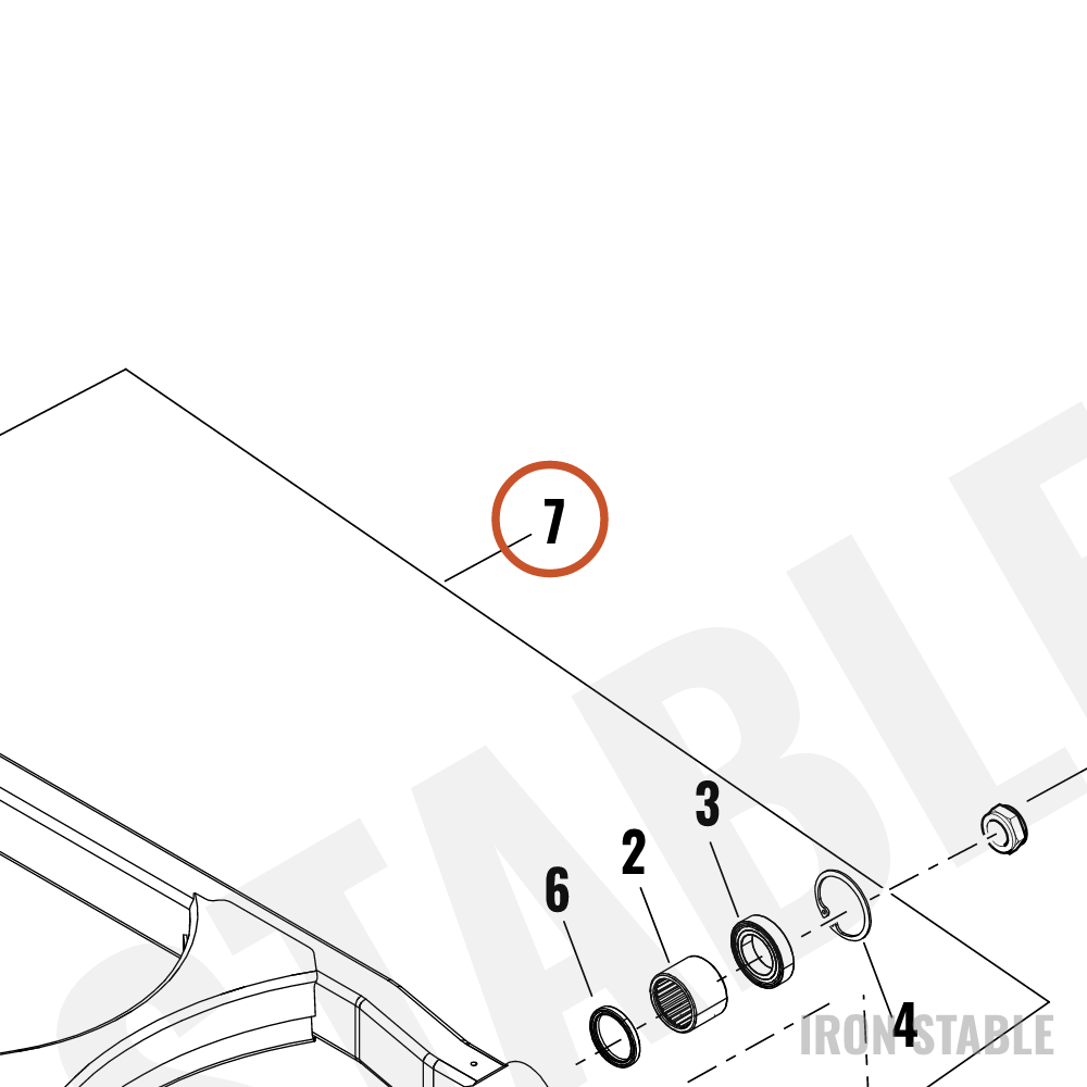 Harley-Davidson Swingarm, Assembly