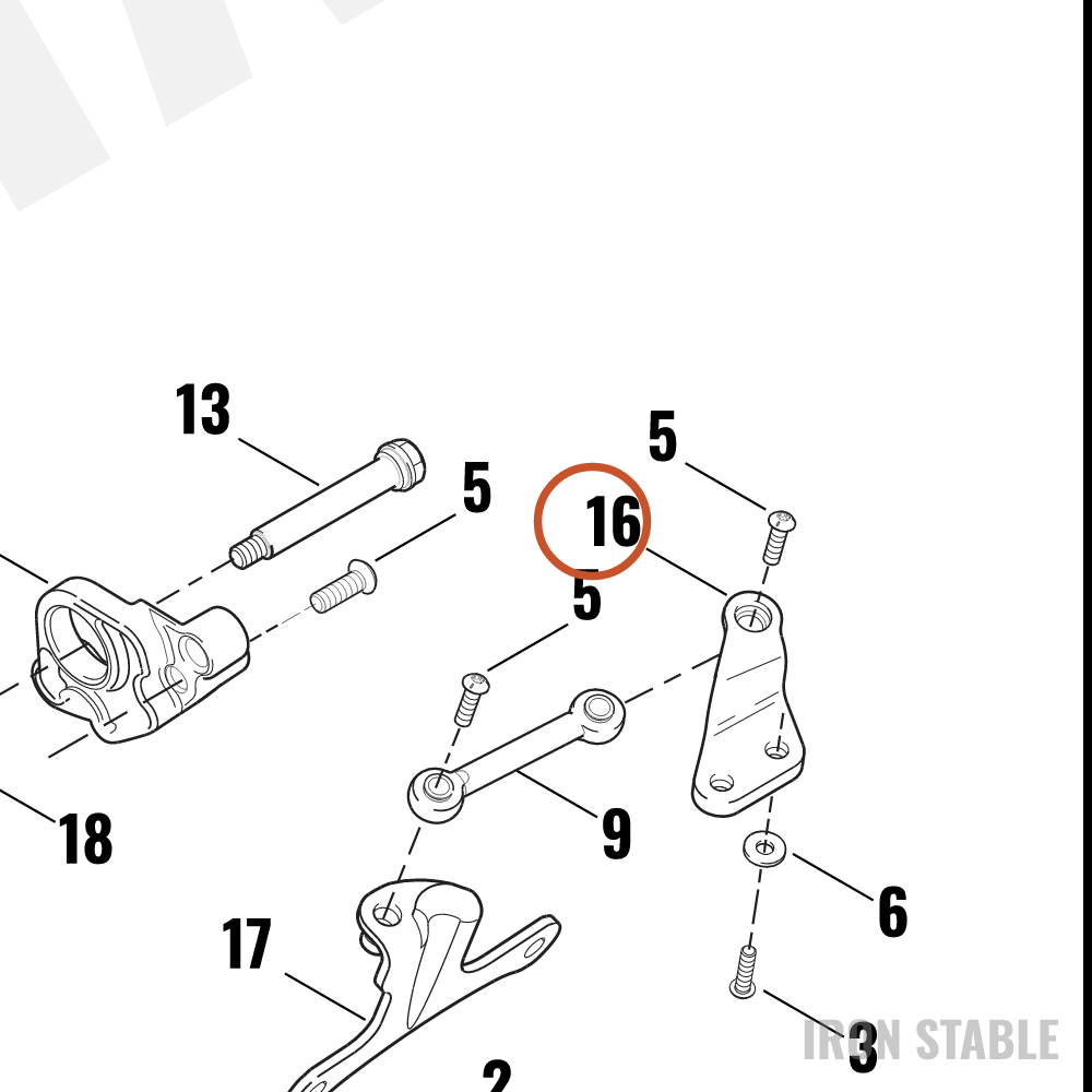 Harley-Davidson Bracket, Chas Struct Mounting, X