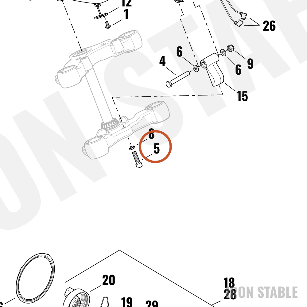 Harley-Davidson Screw, Hexsoc, Cap
