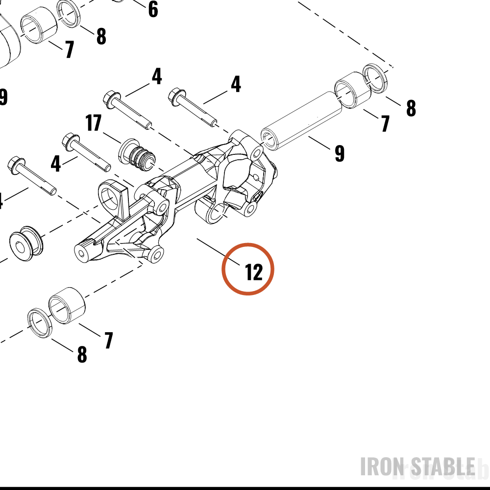 Harley-Davidson Mount Block, Swgarm, Link To Cra
