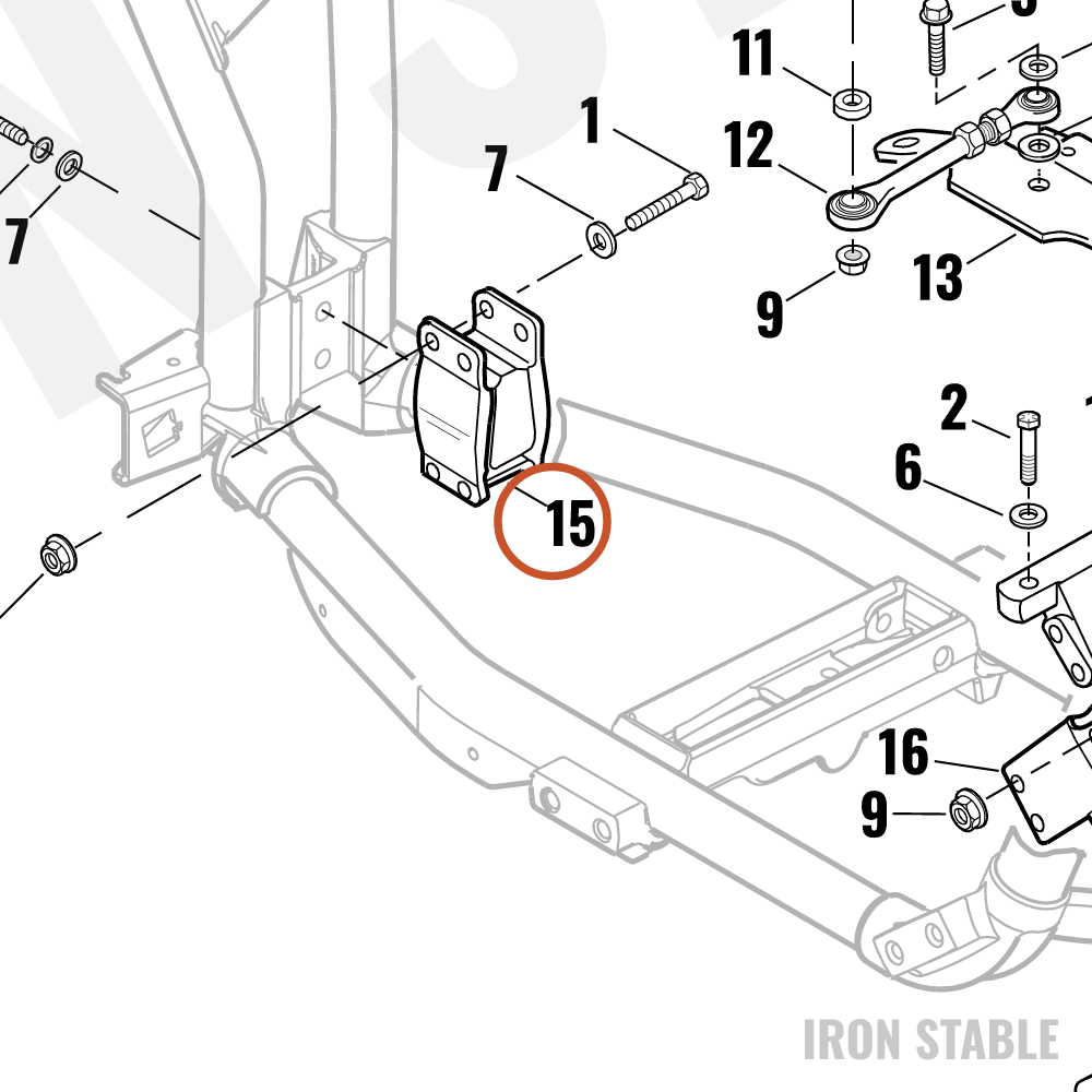 Harley-Davidson Isolator, Rr Eng Mnt