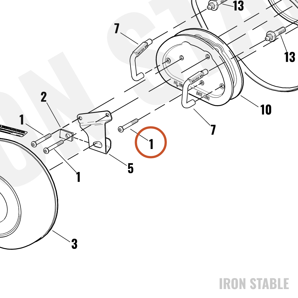 Harley-Davidson Screw, Hex Socket, Button Head