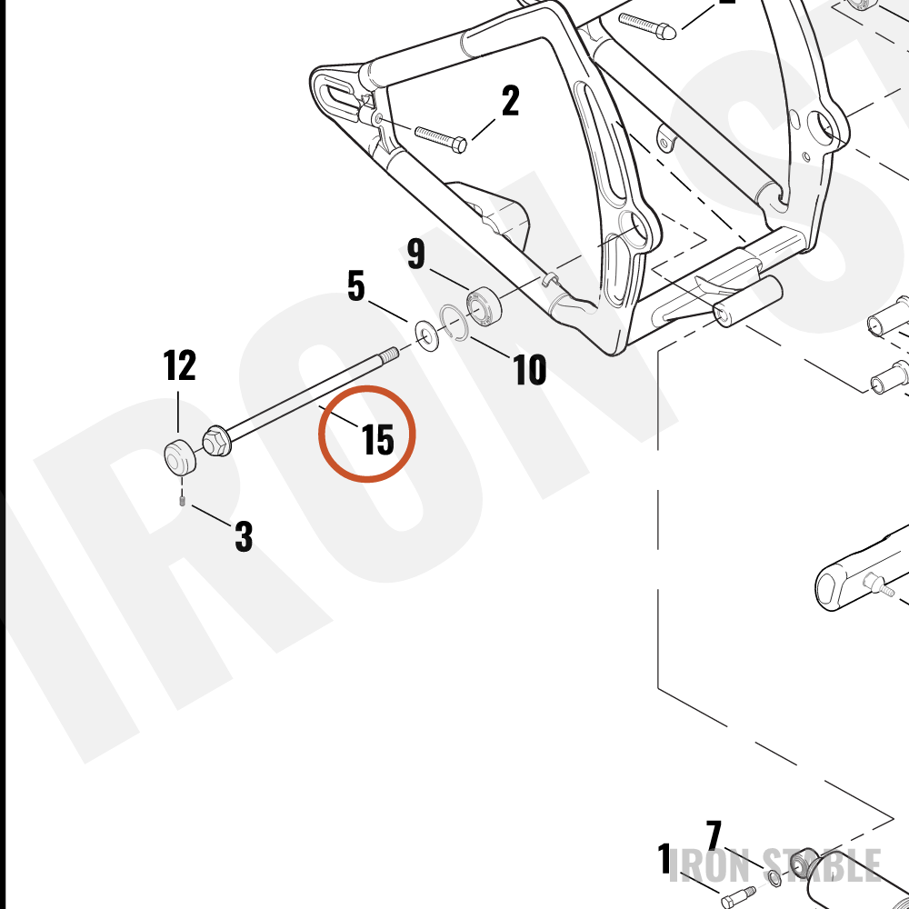 Harley-Davidson Pivot Shaft