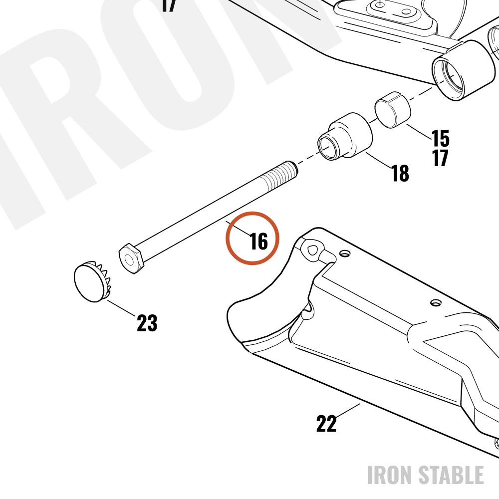 Harley-Davidson Screw, Hex Hd/Swgarm Pivot