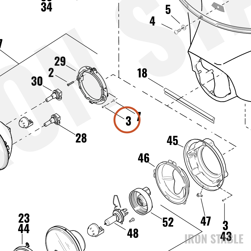 Harley-Davidson Screw, Self-Tap, Torx/S'stl