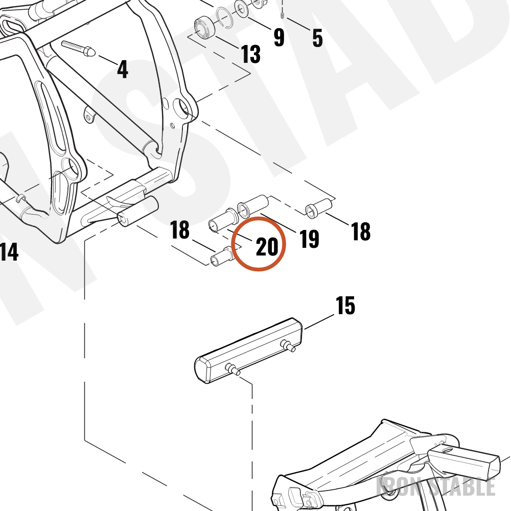 Harley-Davidson Bushing, Plain, X