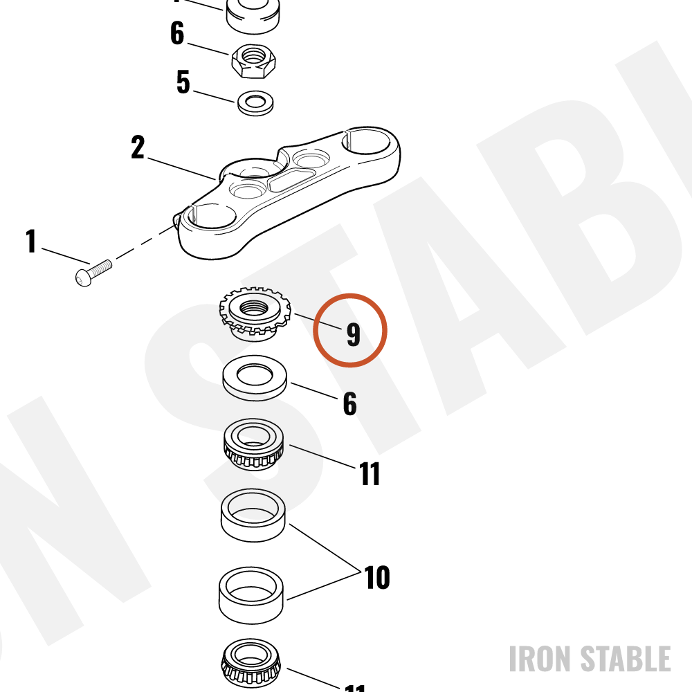 Harley-Davidson Seat, Upr/Hd Cone