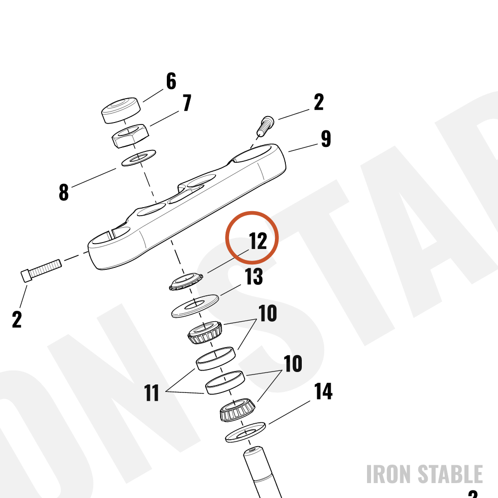 Harley-Davidson Seat, Upr Hd Cone