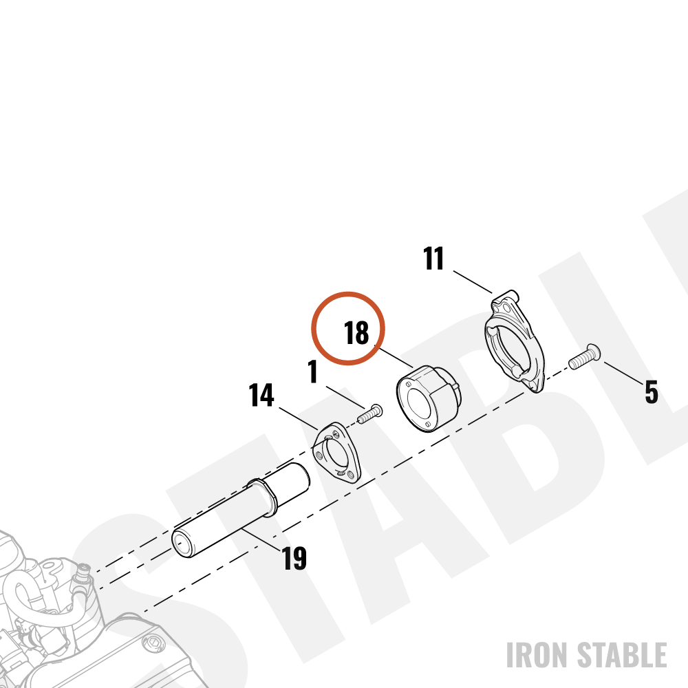 Harley-Davidson Mount, Engn Isol, X