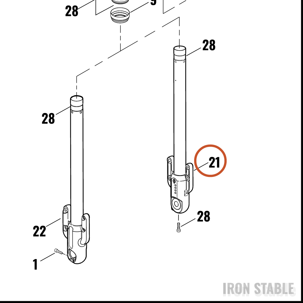 Harley-Davidson Slider, Lh