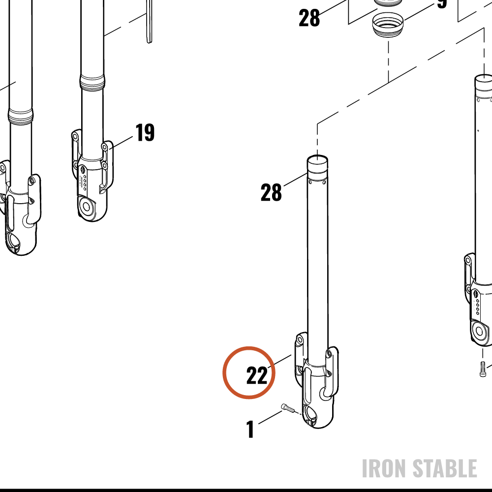 Harley-Davidson Slider, Rh