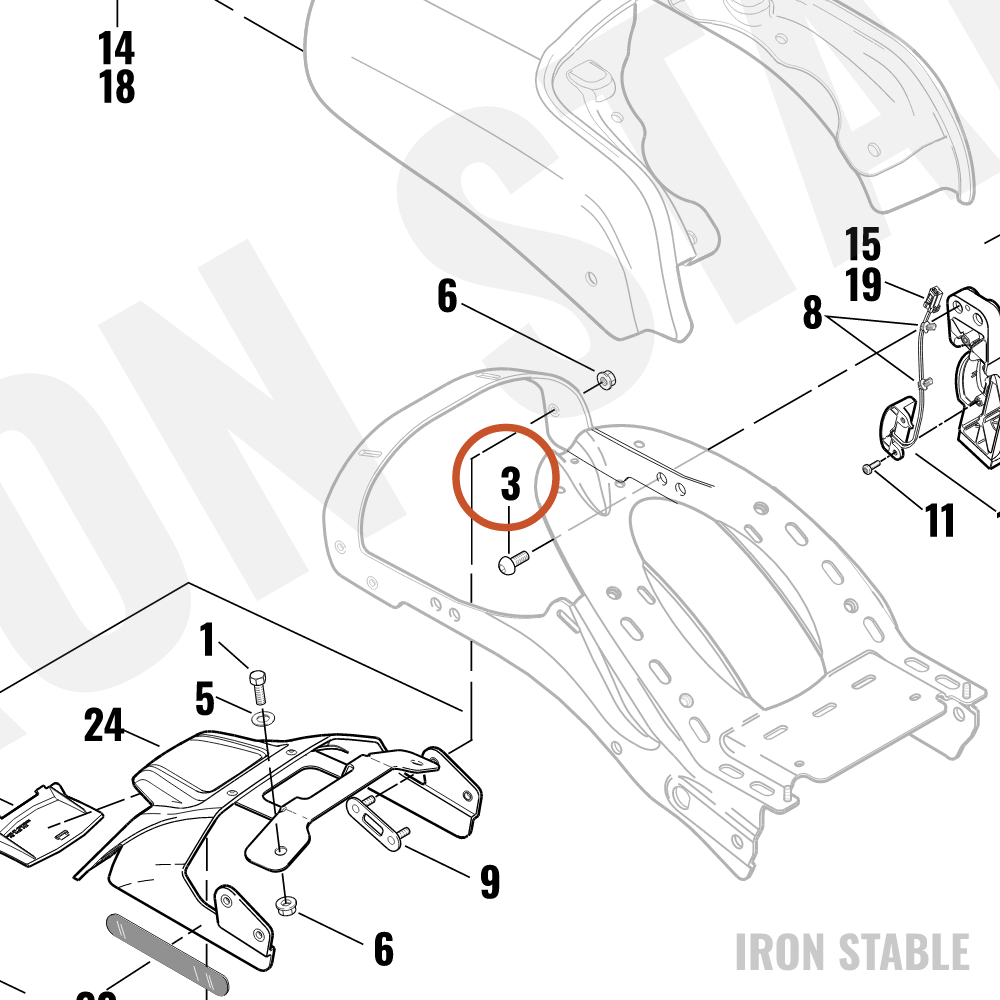 Harley-Davidson Screw, Btn, Hex Sckt
