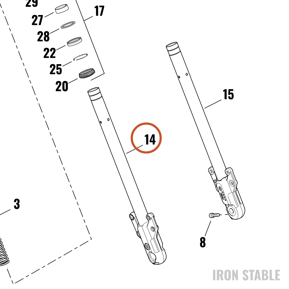 Harley-Davidson Slider, Rh
