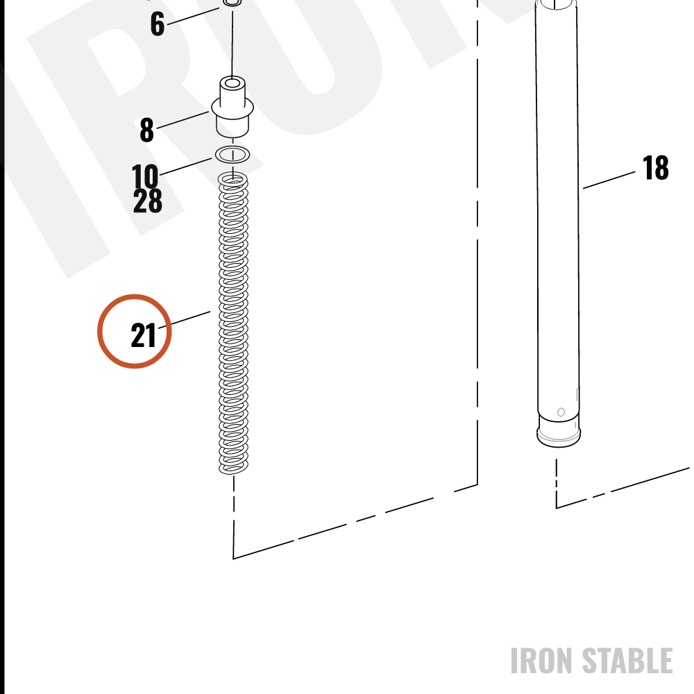 Harley-Davidson Spring, Fork