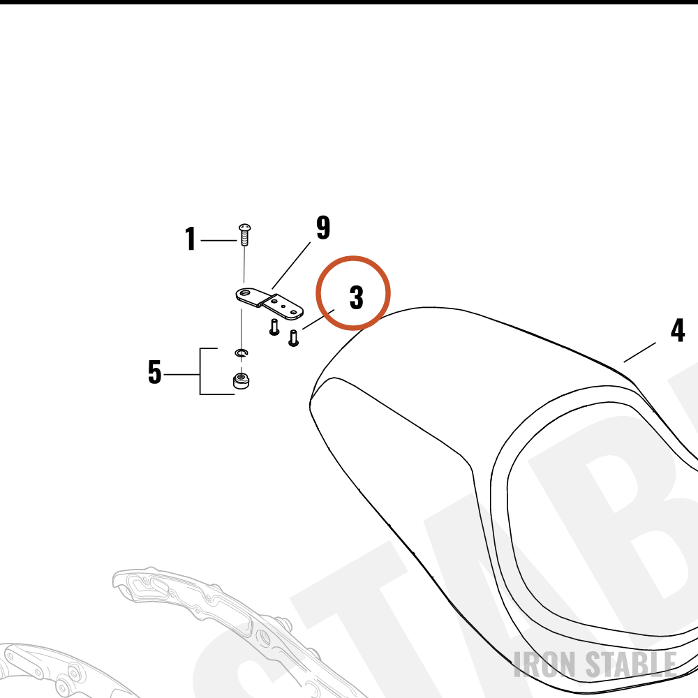 Harley-Davidson Screw, Btn, Hex, Stainless/Lock