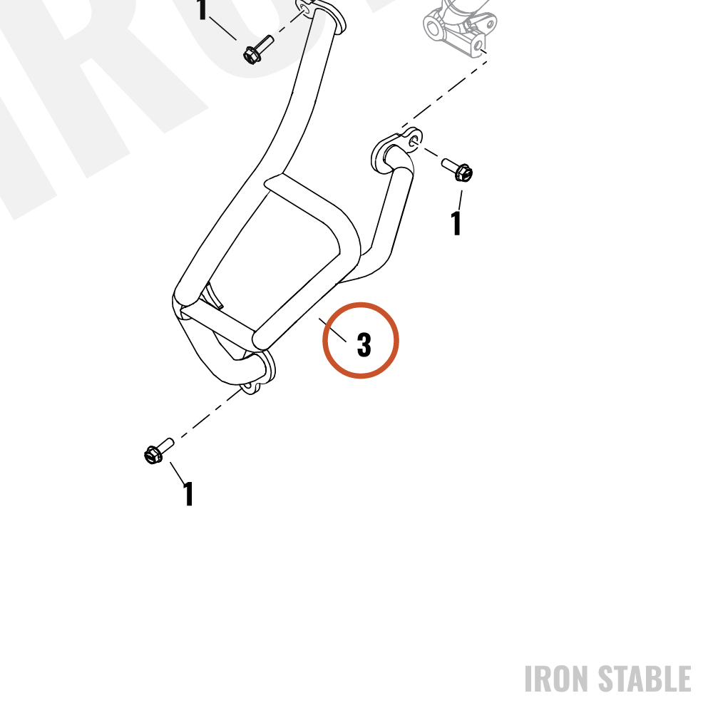 Harley-Davidson Guard, Engn, Assembly, Right