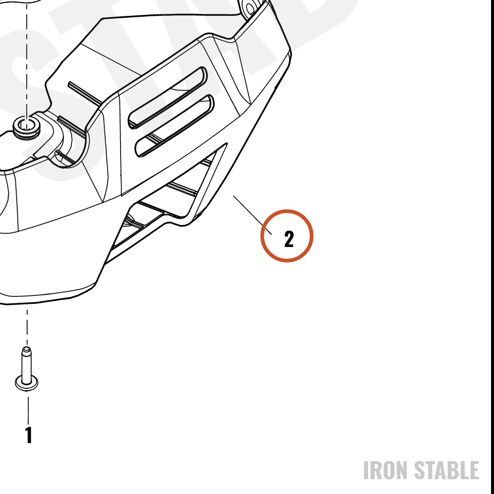 Harley-Davidson Plate, Skid, Engine Protection