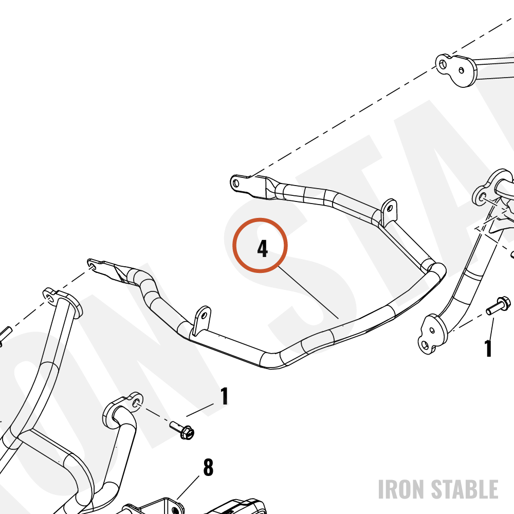 Harley-Davidson Guard, Engn, Bar, Light