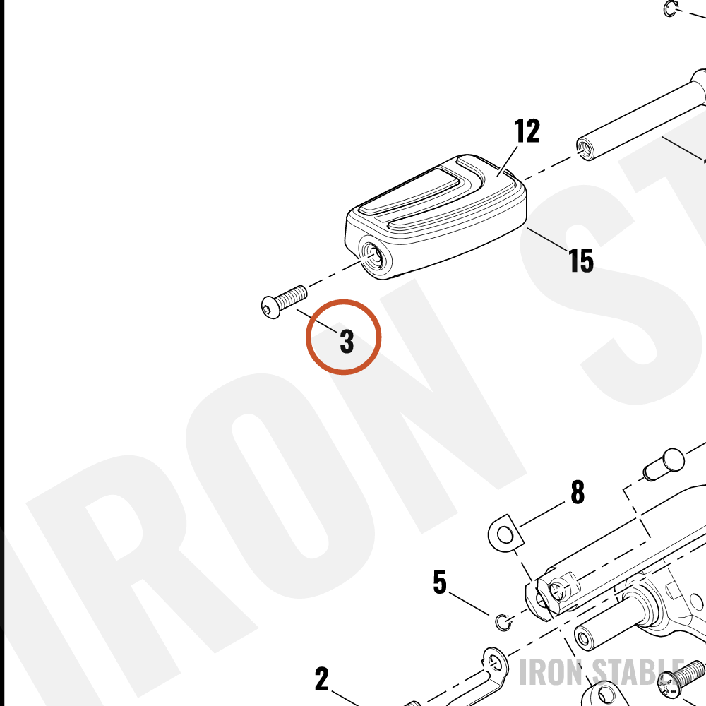 Harley-Davidson Screw, Btn, Hex Sckt, Black/Lock