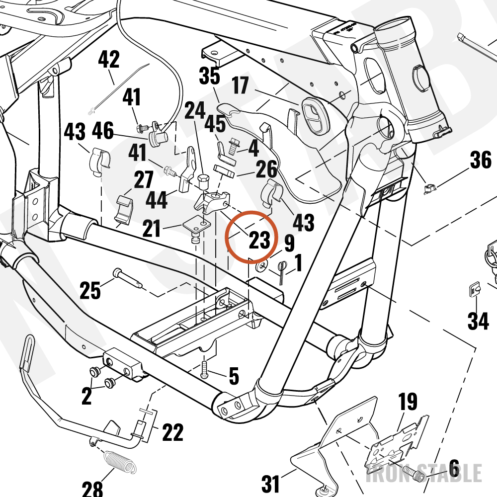 Harley-Davidson Mach-Block, Jfystnd