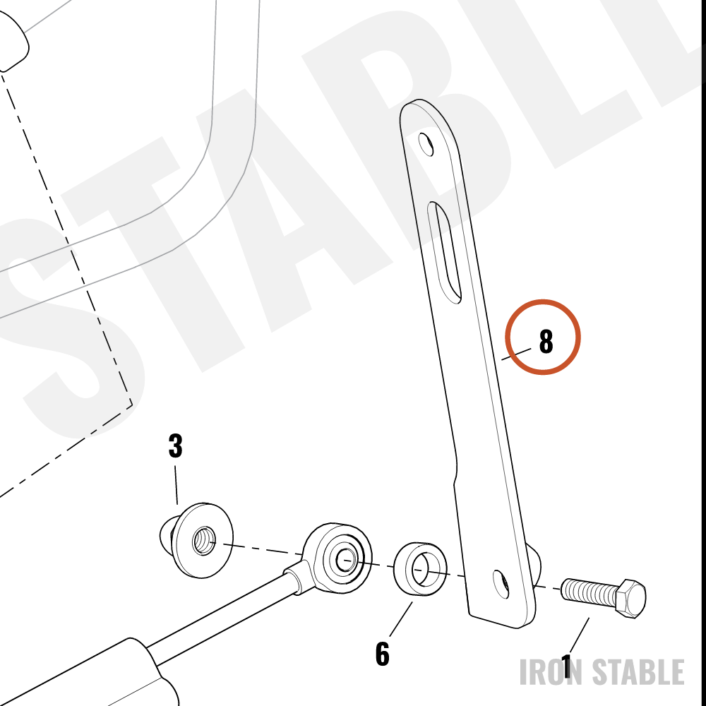 Harley-Davidson Bracket, Damper Mnt