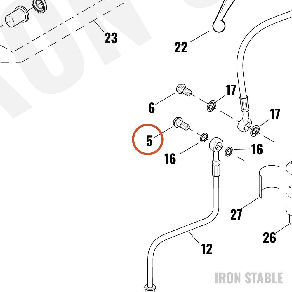 Harley-Davidson Banjo Bolt, Brakeline