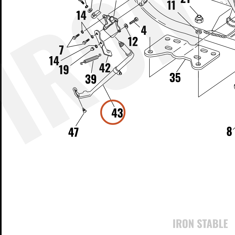 Harley-Davidson Jiffyleg Assembly