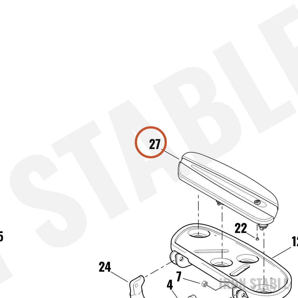 Harley-Davidson Footboard Assembly, Insert, Lh-Rider