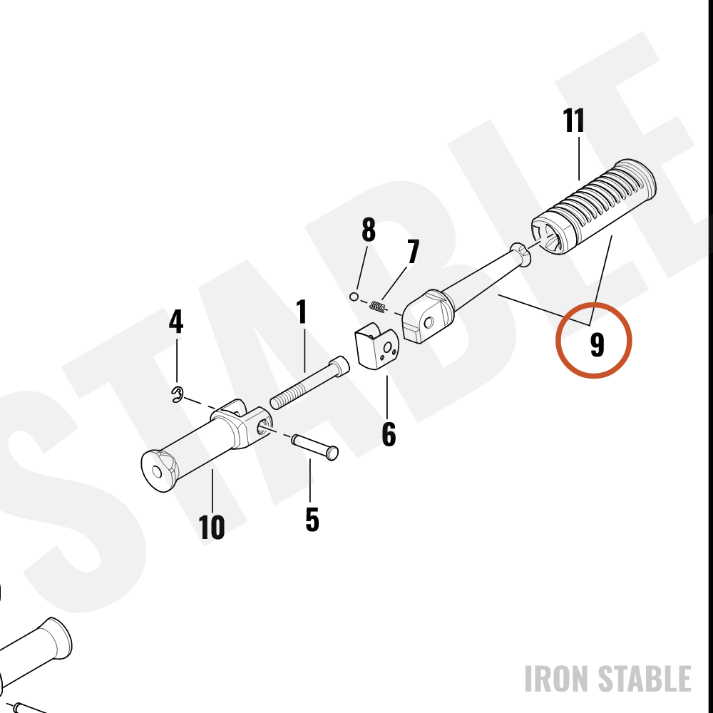 Harley-Davidson Sub-Assembly, Footpeg, Passenger, Lh