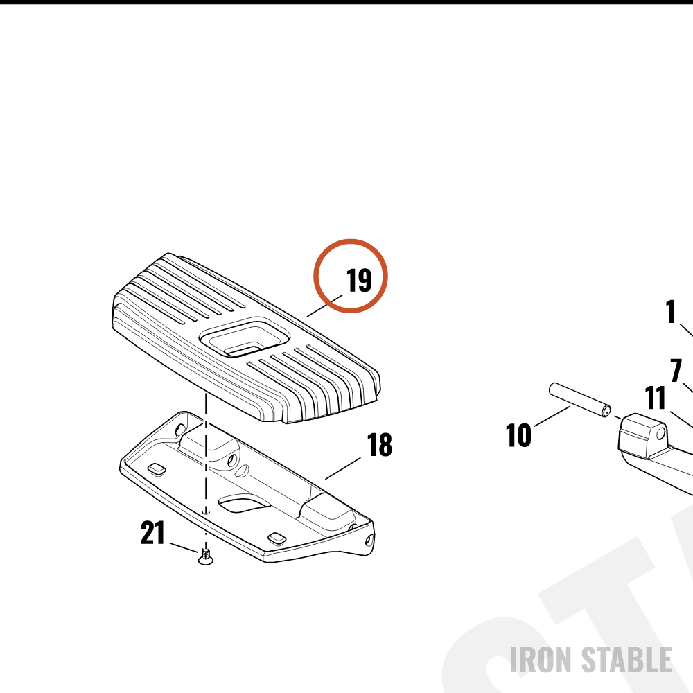 Harley-Davidson Ftbrd, Insert Assembly, Rh, Passenger, Chrome