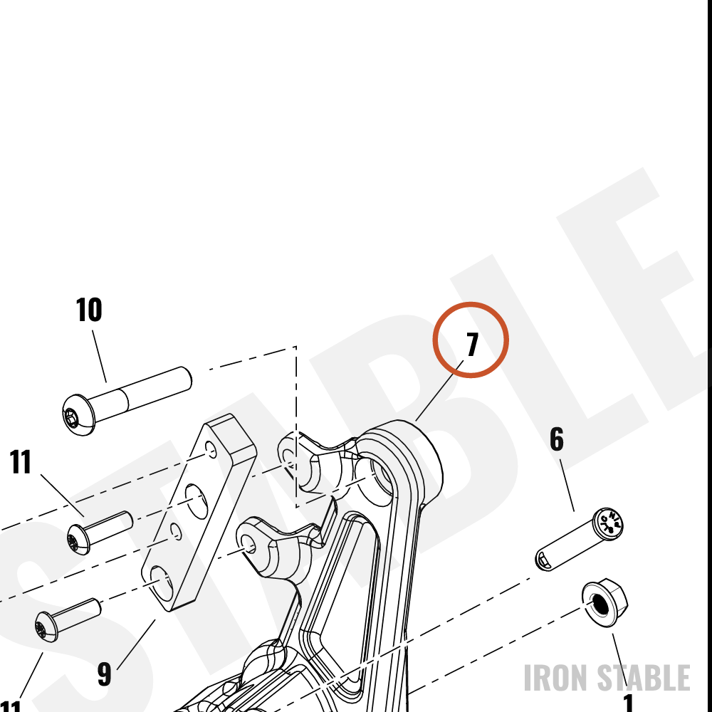 Harley-Davidson Sub-Assembly, Footpeg, Rdr, Bracket