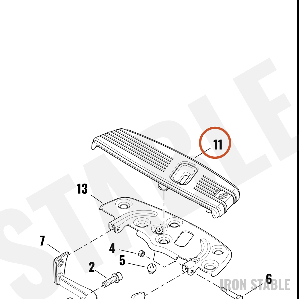 Harley-Davidson Ftbrd, Assembly, Lh, Rider, Scchrm