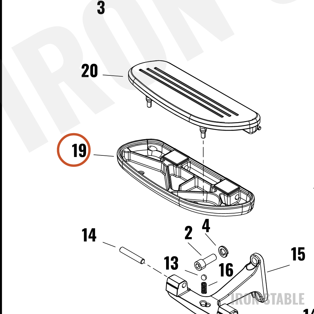 Harley-Davidson Ftbrd, Cstg, Passenger, Rh